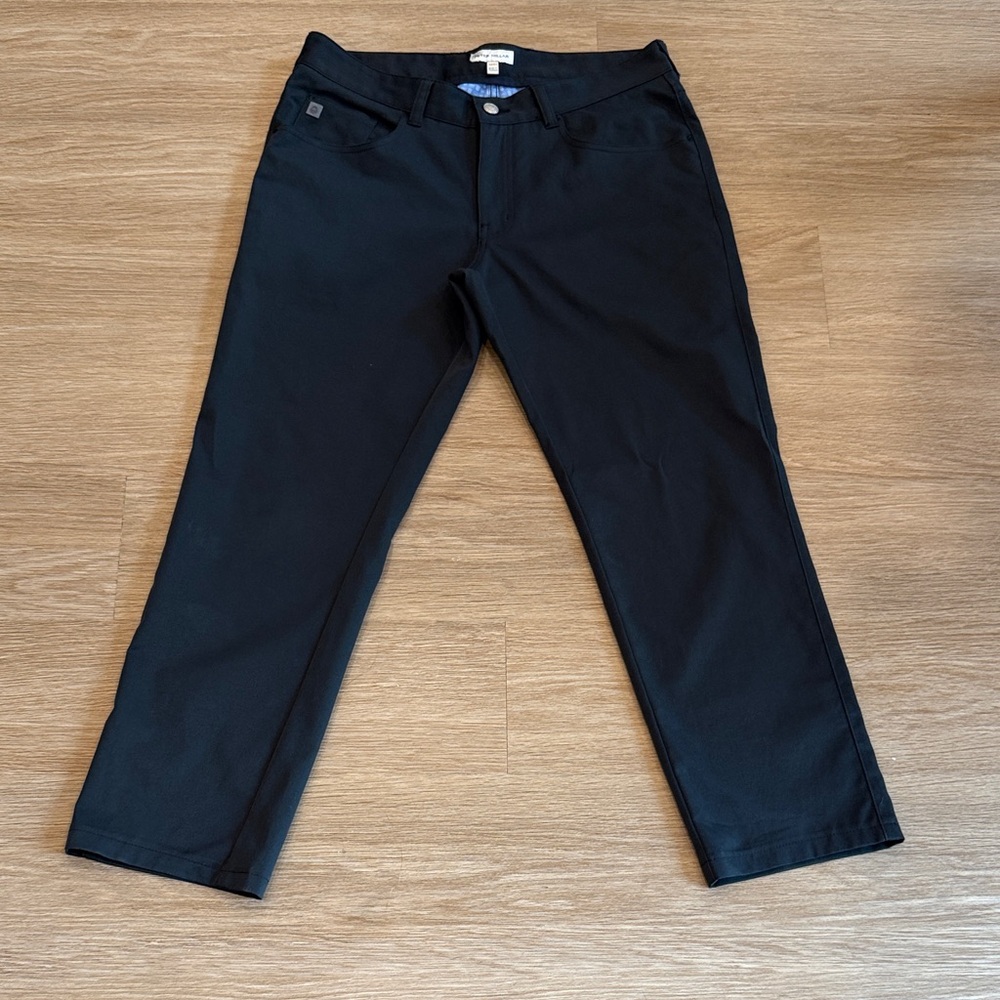 Peter Millar Men's Dark Navy Chinos